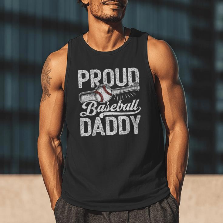 Dad Baseball Men Vintage Proud Baseball Daddy Men Tank Top