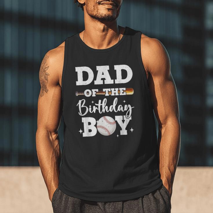 Dad Of The Birthday Boy Baseball Bday Family Men Tank Top Dad Of The Birthday Boy Baseball Bday Family Men Tank Top