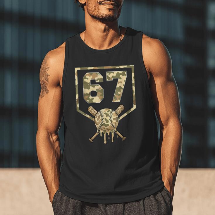 Dripping Camo 67 Baseball Ice Cream Drip 6-7 Six Seven Boy Men Tank Top Dripping Camo 67 Baseball Ice Cream Drip 6-7 Six Seven Boy Men Tank Top