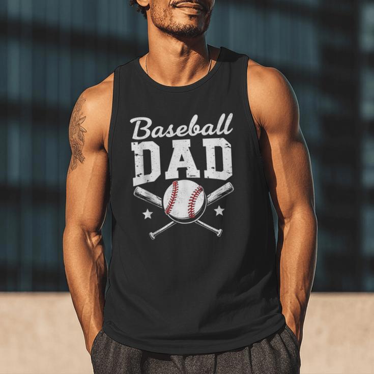 Fathers Cute Vintage Baseball Dad Sport Lovers Batter Player Men Tank Top Fathers Cute Vintage Baseball Dad Sport Lovers Batter Player Men Tank Top