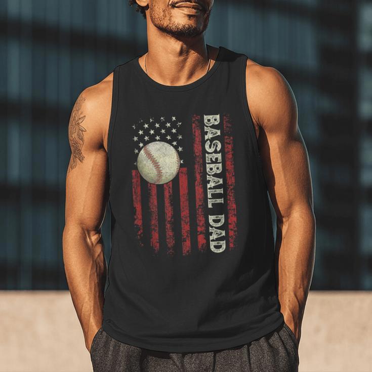 Fathers Day Baseball Dad USA Flag For Dad Men Baseball Men Tank Top Fathers Day Baseball Dad USA Flag For Dad Men Baseball Men Tank Top
