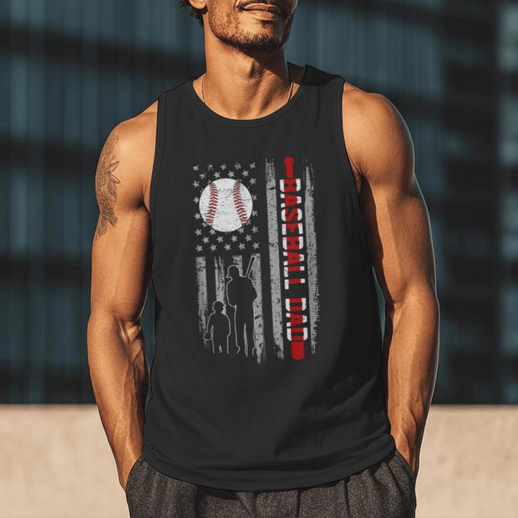 Father's Day USA Flag Patriotic Baseball Dad Men Tank Top Father's Day USA Flag Patriotic Baseball Dad Men Tank Top