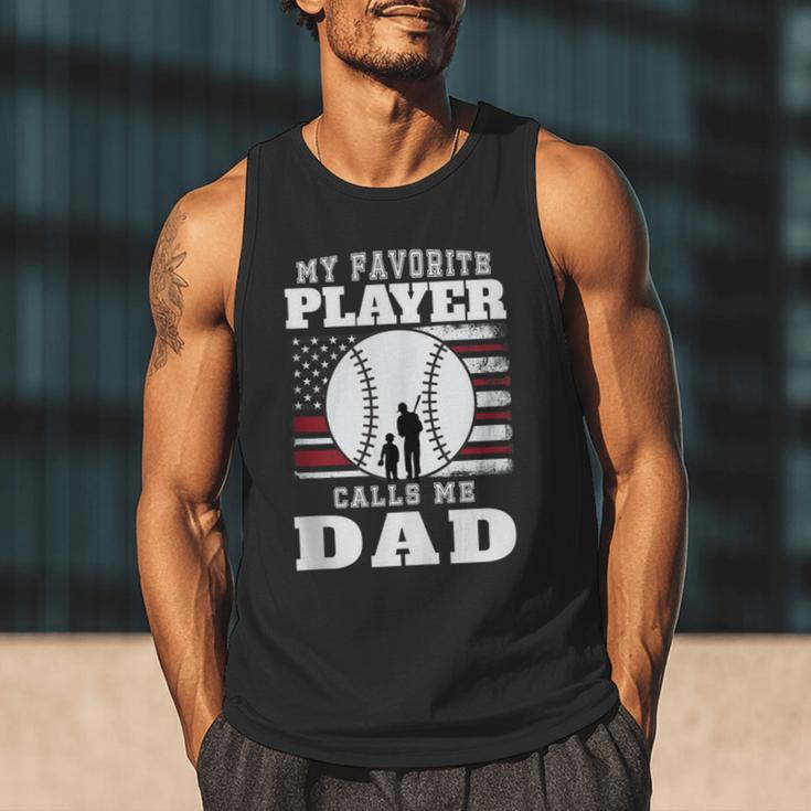 My Favorite Player Calls Me Dad Cool Baseball Dad Tee Men Tank Top My Favorite Player Calls Me Dad Cool Baseball Dad Tee Men Tank Top