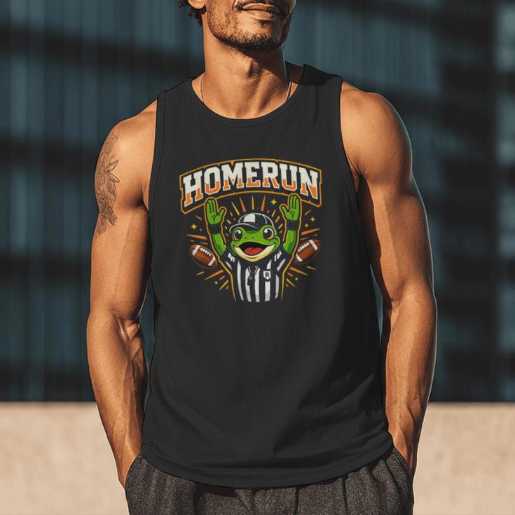 Football Referee Touchdown Baseball Homerun Frog Men Tank Top Football Referee Touchdown Baseball Homerun Frog Men Tank Top