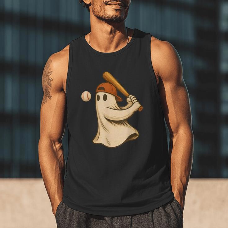 Ghost Baseball Halloween Costume Men Boys Kids Men Tank Top