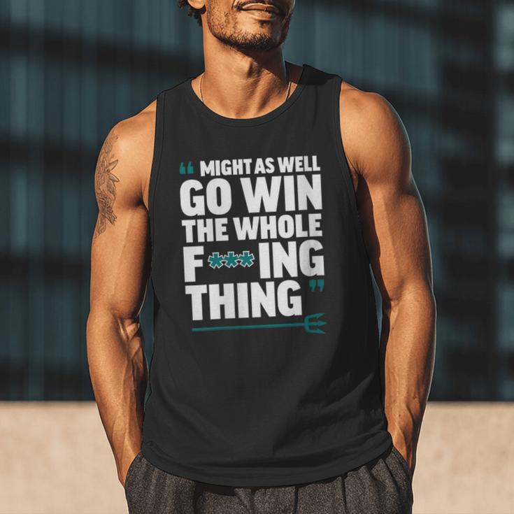 Might As Well Go Win The Whole Thing Baseball Apparel Men Tank Top