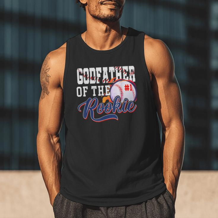 Godfather Rookie Of Year 1st Birthday Baseball Theme Men Tank Top