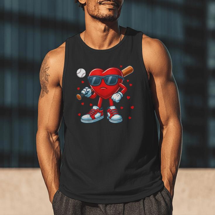 Heart Love Baseball Valentine Outfit Men Boy Men Tank Top Heart Love Baseball Valentine Outfit Men Boy Men Tank Top