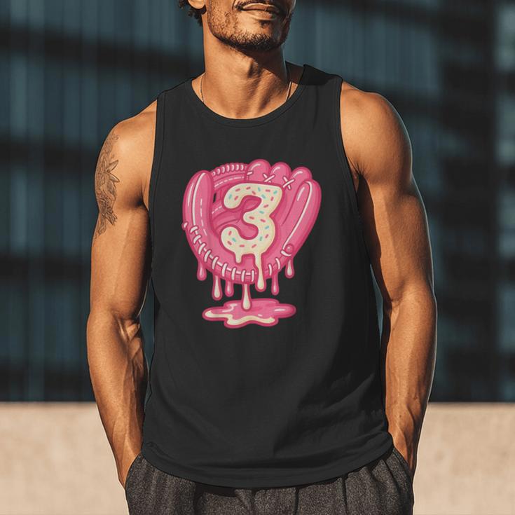 Ice Cream Baseball Glove 3rd Birthday Edition Men Tank Top Ice Cream Baseball Glove 3rd Birthday Edition Men Tank Top
