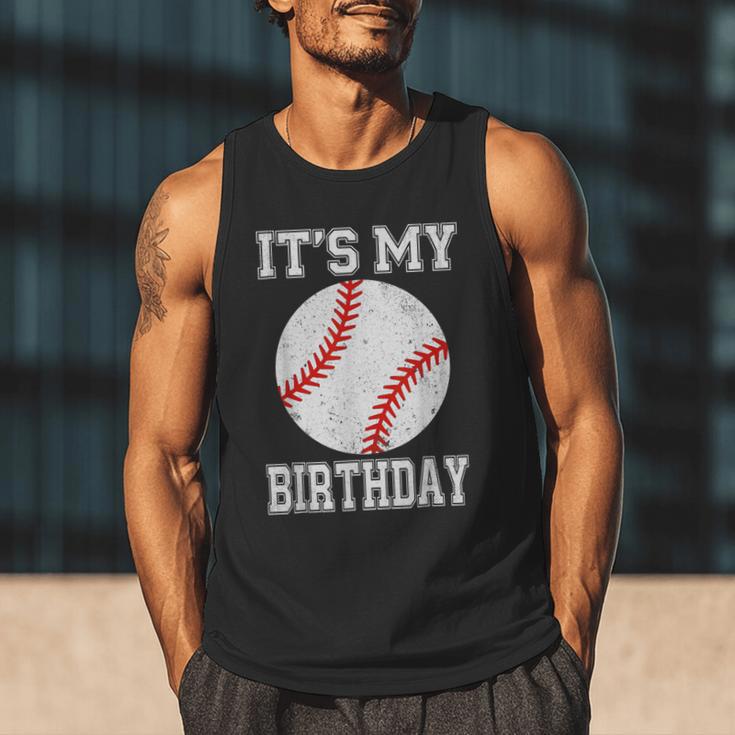 It’s My Birthday Baseball Vintage Style Men Tank Top It’s My Birthday Baseball Vintage Style Men Tank Top