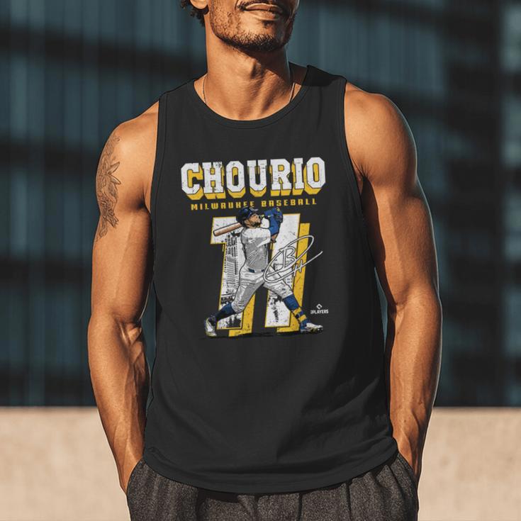Jackson Chourio Milwaukee MLB Baseball Player MLBJCH201M Men Tank Top Jackson Chourio Milwaukee MLB Baseball Player MLBJCH201M Men Tank Top