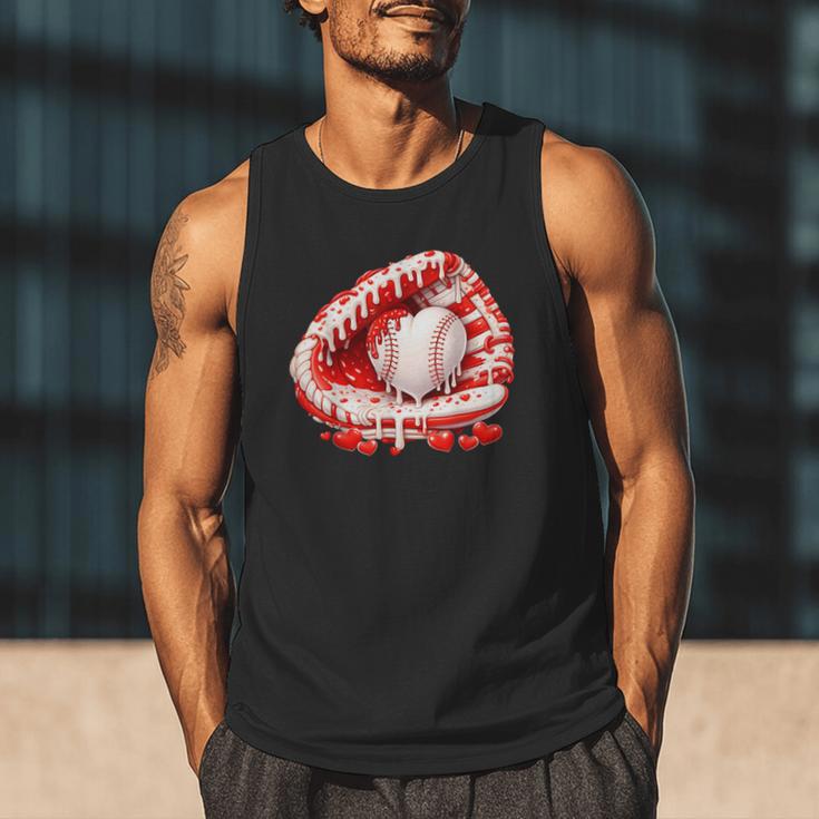 Kid Drip Ice Cream Baseball Heart Catcher Valentines Day Boy Men Tank Top Kid Drip Ice Cream Baseball Heart Catcher Valentines Day Boy Men Tank Top