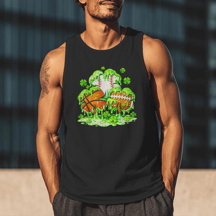 Kids St Patricks Day Shamrock Basketball Baseball Football Men Tank Top Kids St Patricks Day Shamrock Basketball Baseball Football Men Tank Top