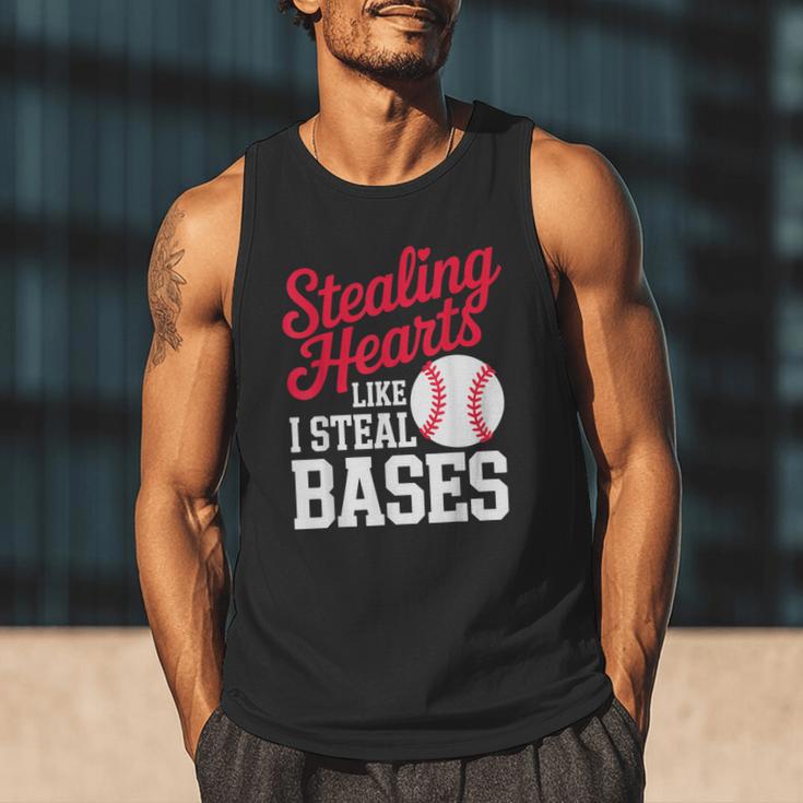 Kids Stealing Hearts Cute Baseball Boys Men Tank Top