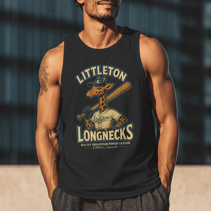 Littleton Longnecks Retro Minor League Baseball Men Tank Top Littleton Longnecks Retro Minor League Baseball Men Tank Top
