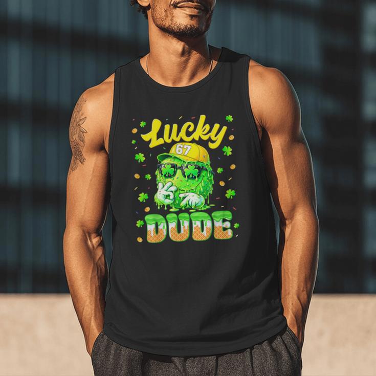 Lucky Dude Drip Baseball Shamrock St Patrick Men Boy Youth Men Tank Top Lucky Dude Drip Baseball Shamrock St Patrick Men Boy Youth Men Tank Top