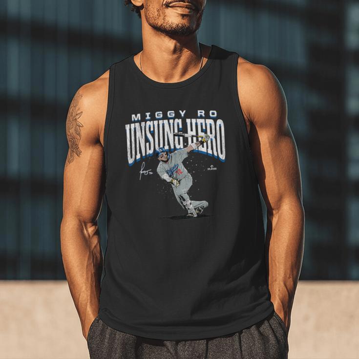Miguel Rojas Unsung Hero Los Angeles Baseball MLBPA Men Tank Top Miguel Rojas Unsung Hero Los Angeles Baseball MLBPA Men Tank Top