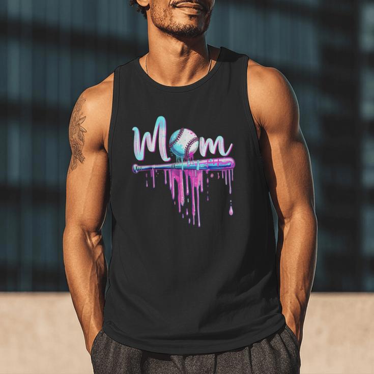Mom Baseball Ice Cream Drip Birthday Boy Family Men Tank Top Mom Baseball Ice Cream Drip Birthday Boy Family Men Tank Top