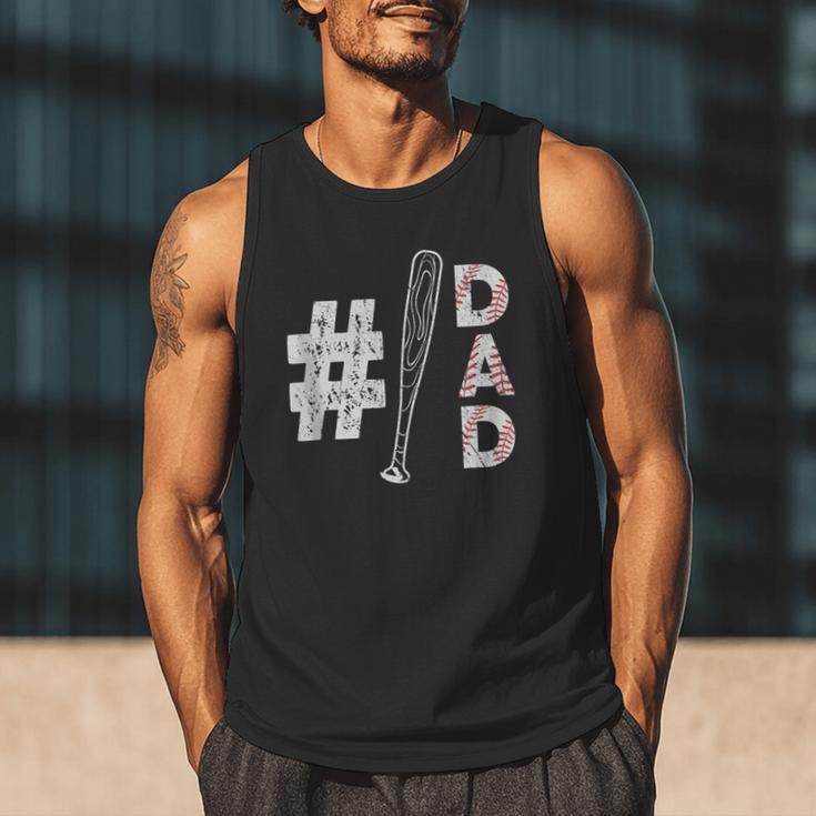 Number One Baseball Dad Fathers Day Baseball Player Dad Men Tank Top Number One Baseball Dad Fathers Day Baseball Player Dad Men Tank Top