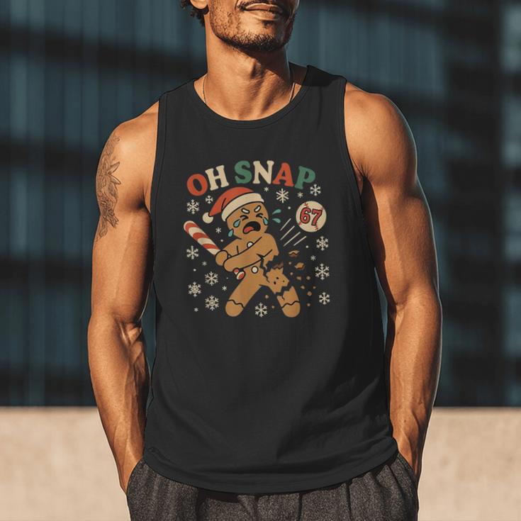 Oh Snap Gingerbread 67 Meme Baseball Christmas Xmas Men Tank Top Oh Snap Gingerbread 67 Meme Baseball Christmas Xmas Men Tank Top