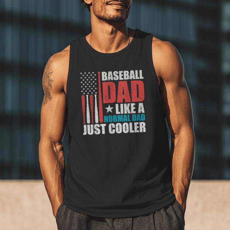 Patriotic Baseball Dad Father's Day American Flag Men Tank Top Patriotic Baseball Dad Father's Day American Flag Men Tank Top