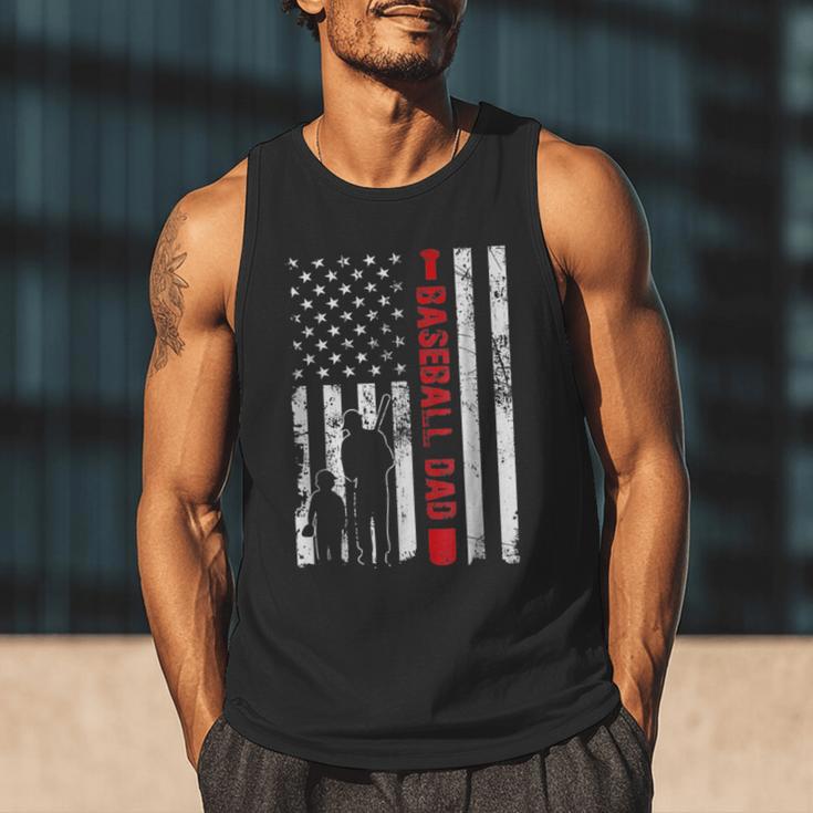 Proud Baseball Dad American Flag Sports Father Day Men Tank Top Proud Baseball Dad American Flag Sports Father Day Men Tank Top