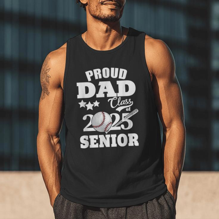 Proud Dad Class Of 2025 Graduation Senior Baseball Dad Men Tank Top
