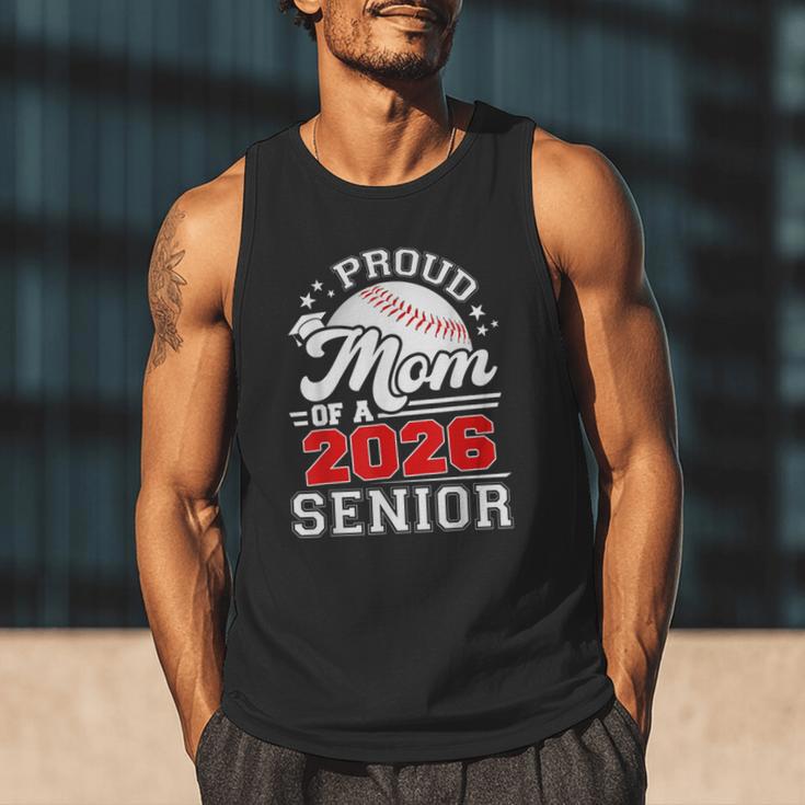 Proud Mom Of A 2026 Senior Baseball Graduation 2026 Men Tank Top