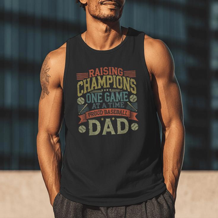 Raising Champions One Game At A Time Proud Baseball Dad Men Tank Top Raising Champions One Game At A Time Proud Baseball Dad Men Tank Top