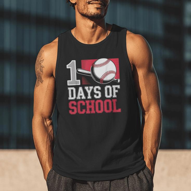 Retro 100 Days Of School Baseball Teacher Student 100 Days Men Tank Top Retro 100 Days Of School Baseball Teacher Student 100 Days Men Tank Top