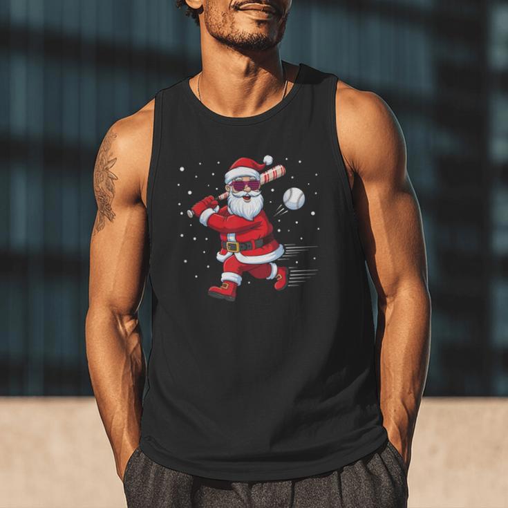 Santa Baseball Christmas Pajamas Xmas Men Kids Boys Men Tank Top Santa Baseball Christmas Pajamas Xmas Men Kids Boys Men Tank Top
