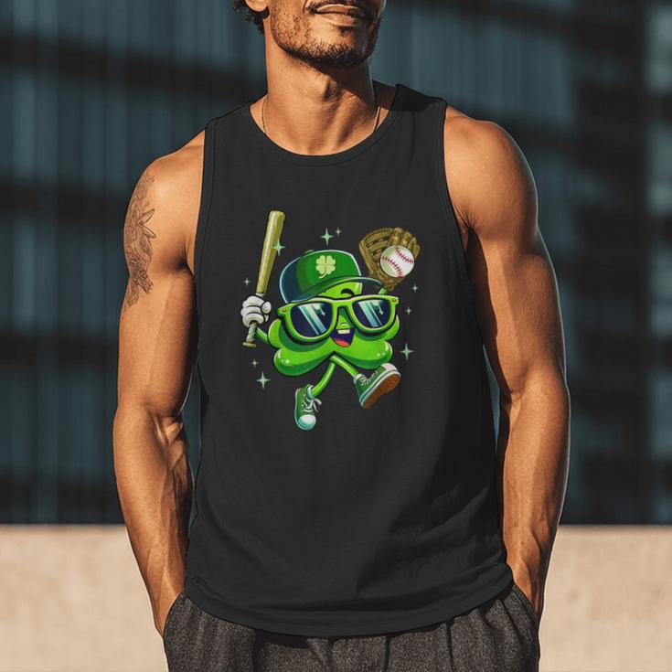 Shamrock Lucky Clover Baseball Patricks Day Family Matching Men Tank Top Shamrock Lucky Clover Baseball Patricks Day Family Matching Men Tank Top
