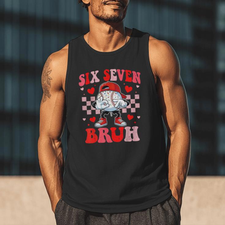 Six Seven 67 Bruh 6 7 Meme Baseball Ice Cream Drip Valentine Men Tank Top Six Seven 67 Bruh 6 7 Meme Baseball Ice Cream Drip Valentine Men Tank Top