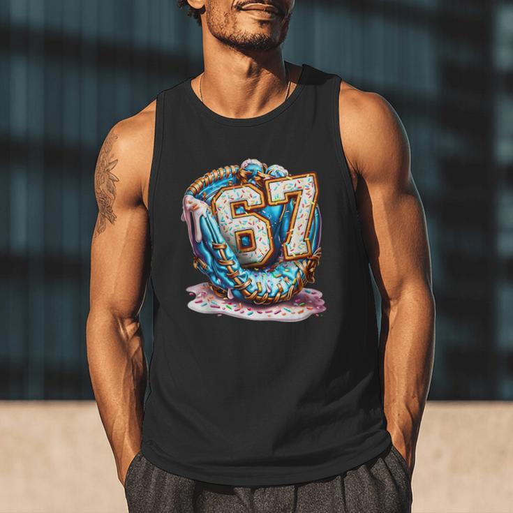 Six Seven Baseball Lifestyle 67 Meme Gen Alpha Slang Men Tank Top Six Seven Baseball Lifestyle 67 Meme Gen Alpha Slang Men Tank Top