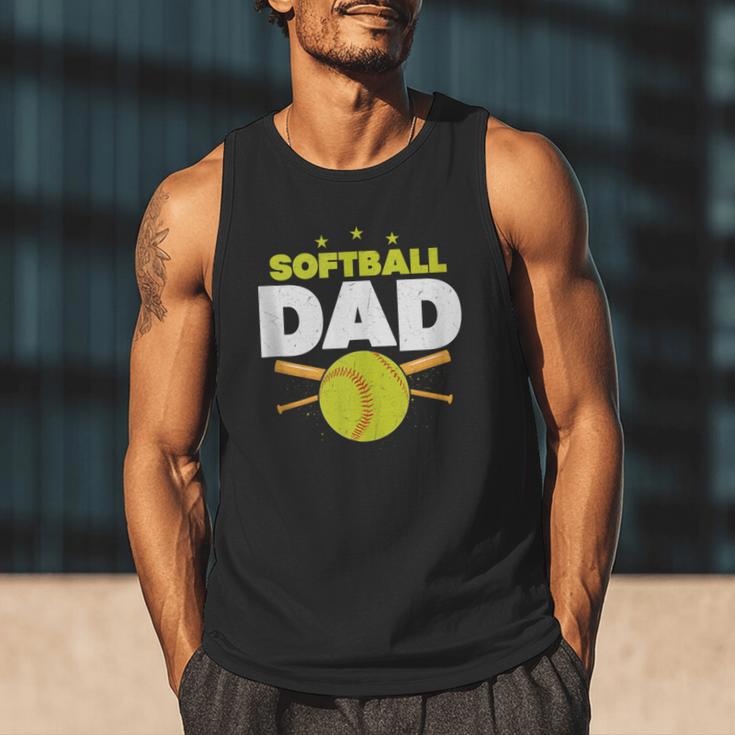 Softball Dad Just Like A Baseball Dad Player Men Tank Top Softball Dad Just Like A Baseball Dad Player Men Tank Top