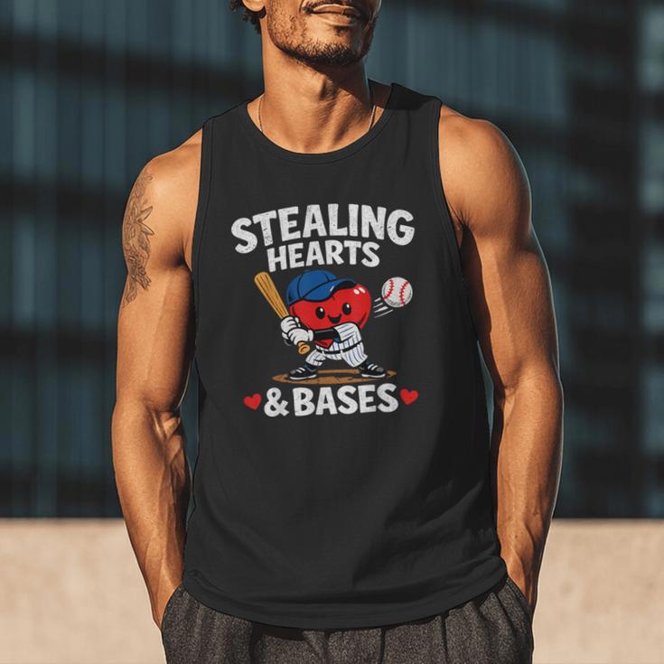 Stealing Hearts & Bases Valentine’s Day Baseball Love Men Tank Top Stealing Hearts & Bases Valentine’s Day Baseball Love Men Tank Top