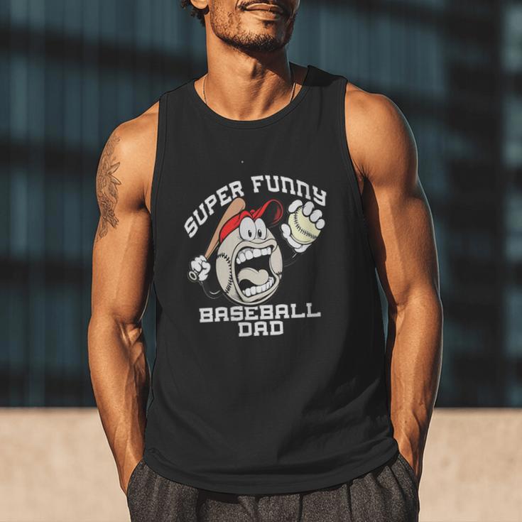 Super Baseball Dad Men Tank Top