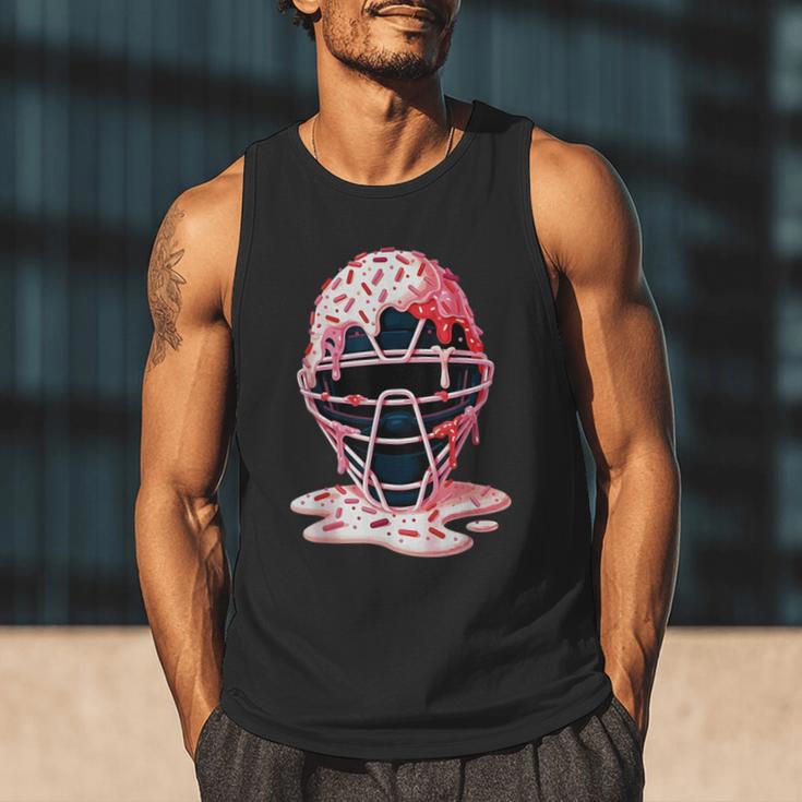 Valentine Baseball Catcher Mask Ice Cream Drip Tee For Boys Men Tank Top Valentine Baseball Catcher Mask Ice Cream Drip Tee For Boys Men Tank Top