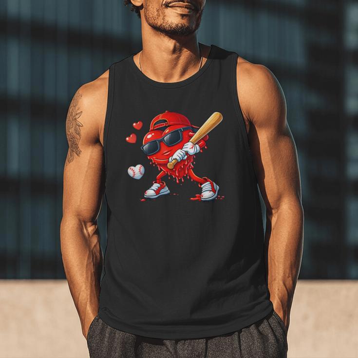 Valentine Baseball Heart Sports Love Valentines Day Boys Men Tank Top Valentine Baseball Heart Sports Love Valentines Day Boys Men Tank Top