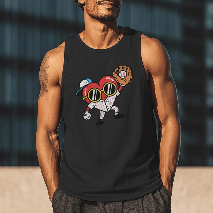 Valentines Day Baseball Heart Gloves Cute Boys Kid Youth Men Men Tank Top Valentines Day Baseball Heart Gloves Cute Boys Kid Youth Men Men Tank Top