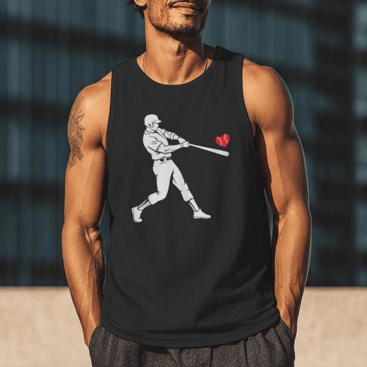 Valentines US Baseball Player Silhouette Heart Men Tank Top Valentines US Baseball Player Silhouette Heart Men Tank Top