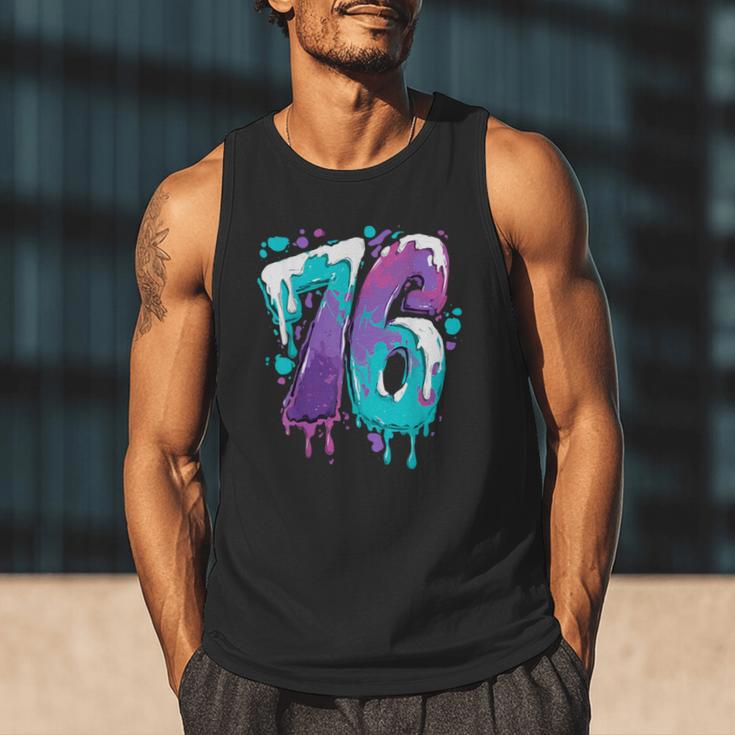 Vintage Baseball 76 Number Men Tank Top