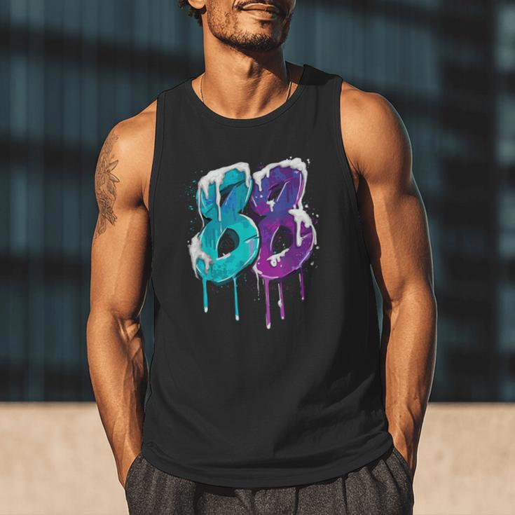 Vintage Baseball 88 Number Men Tank Top Vintage Baseball 88 Number Men Tank Top