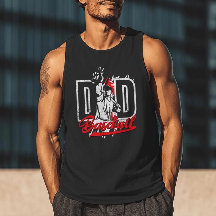 Vintage Baseball Dad Daddy Father's Day Clothing Men Tank Top Vintage Baseball Dad Daddy Father's Day Clothing Men Tank Top