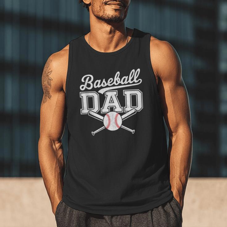 Vintage Baseball Dad Sport Lovers Batter Player Fathers Art Men Tank Top Vintage Baseball Dad Sport Lovers Batter Player Fathers Art Men Tank Top