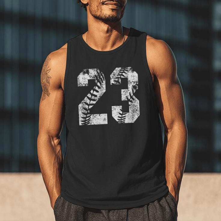 Vintage Baseball Number 23 Jersey Player Uniform Men Tank Top Vintage Baseball Number 23 Jersey Player Uniform Men Tank Top