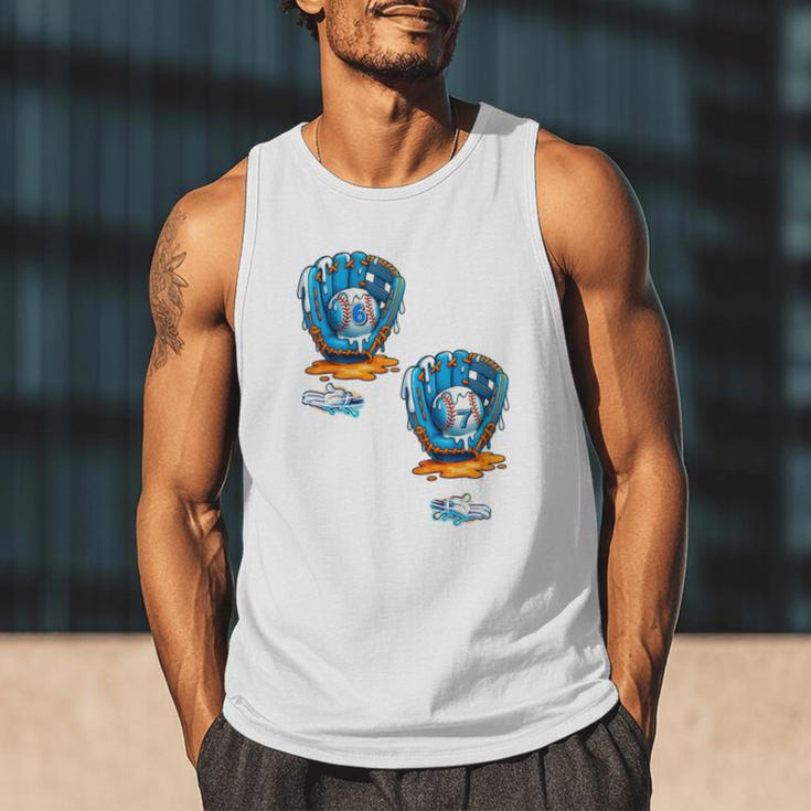 6-7 Meme Baseball Drip Team Glove Catcher Ice Cream Men Tank Top