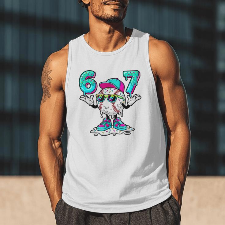 67 Baseball Drip Ice Cream 67 Baseball Men Boy Kids Men Tank Top 67 Baseball Drip Ice Cream 67 Baseball Men Boy Kids Men Tank Top
