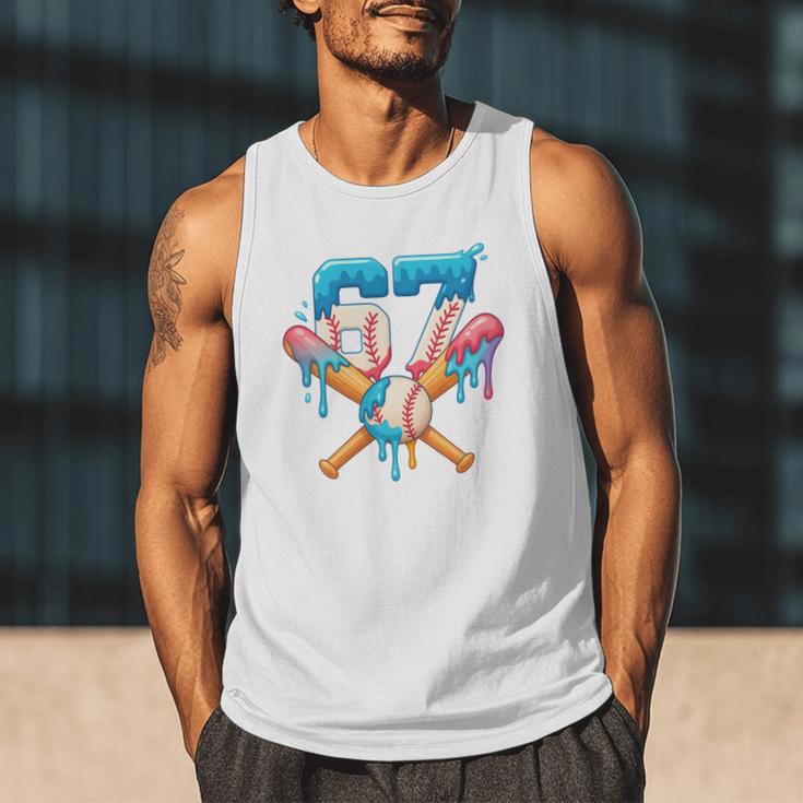 67 Baseball Life Style 101 Apparel Youth Drip Baseball Boys Men Tank Top 67 Baseball Life Style 101 Apparel Youth Drip Baseball Boys Men Tank Top