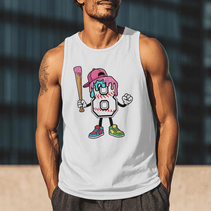 8th Birthday Baseball Ice-Cream Drip 8 Years Old Boys Girls Men Tank Top 8th Birthday Baseball Ice-Cream Drip 8 Years Old Boys Girls Men Tank Top